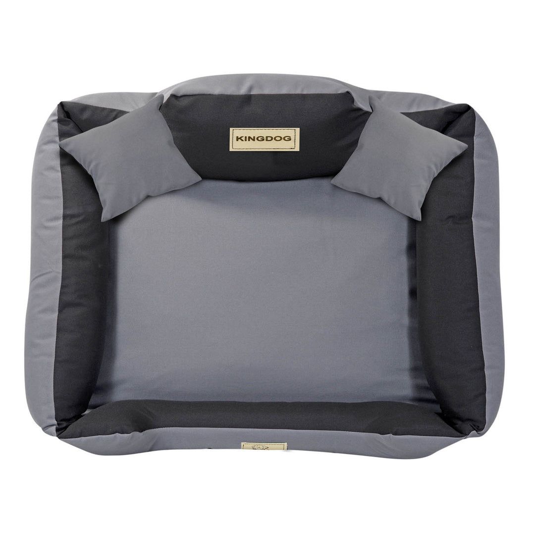 KINGDOG KINMIC75/65C-SZ pelech pre psov 75x65 cm sivý/čierny