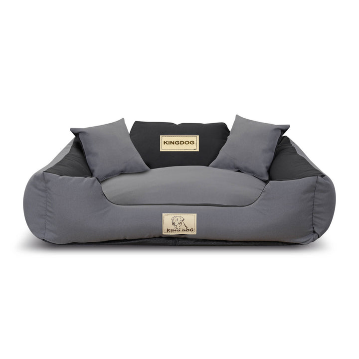 KINGDOG KINMIC75/65C-SZ pelech pre psov 75x65 cm sivý/čierny