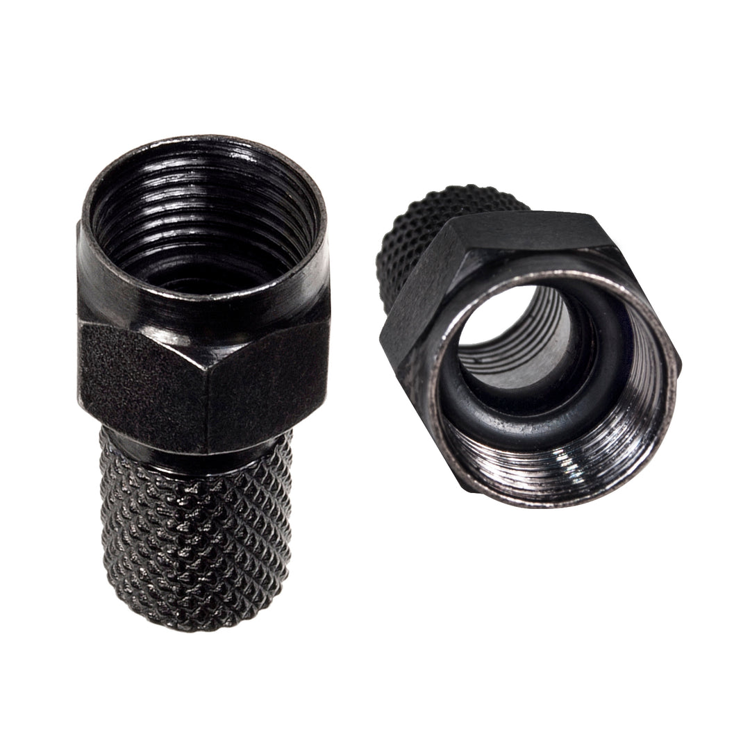 Maclean satelitný F konektor, TV systém, RG5.9, RG6, 6,8 mm, nikel s tesnením, profesionálny, čierny, MCTV-903 100ks