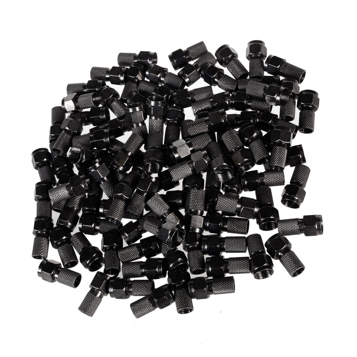 Maclean satelitný F konektor, TV systém, RG5.9, RG6, 6,8 mm, nikel s tesnením, profesionálny, čierny, MCTV-903 100ks