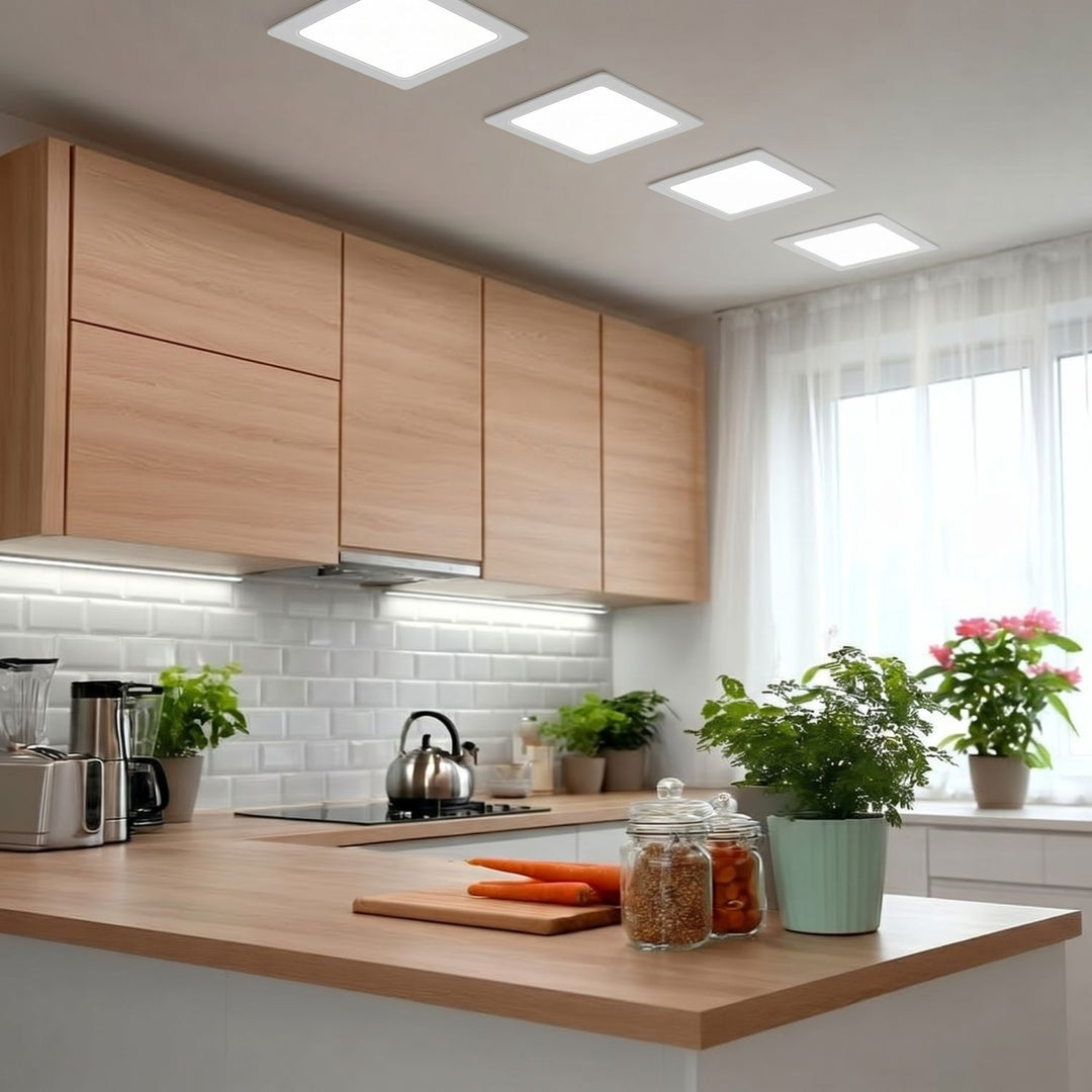 Stropný panel Maclean LED, podhľadový panel SLIM, 18W, neutrálna biela 4000K, 170*170*26mm, 1900lm, MCE374 S