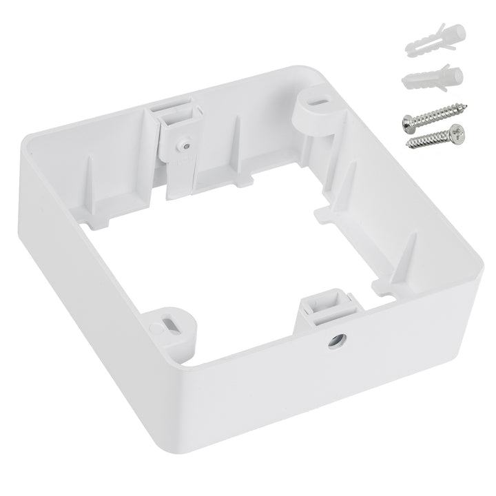 Adaptér Maclean pre povrchovú montáž, pre LED panel 9 W, štvorcový, 120*120*38 mm, MCE378 S