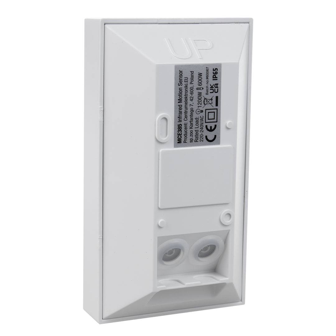 Vonkajší infračervený PIR detektor pohybu Maclean, odolný voči domácim zvieratám, max.1200W, IP65, MCE385 W