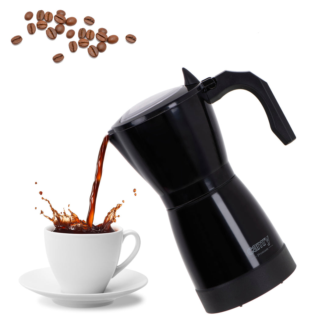 Moka Camry CR 4415B 300ml elektrický kávovar na 6 šálok espressa