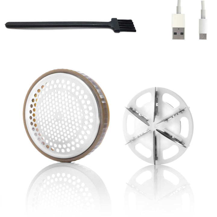 Holiaci strojček Adler, nabíjanie cez USB, LCD displej, 3 stupne rýchlosti, kefka, AD 9617