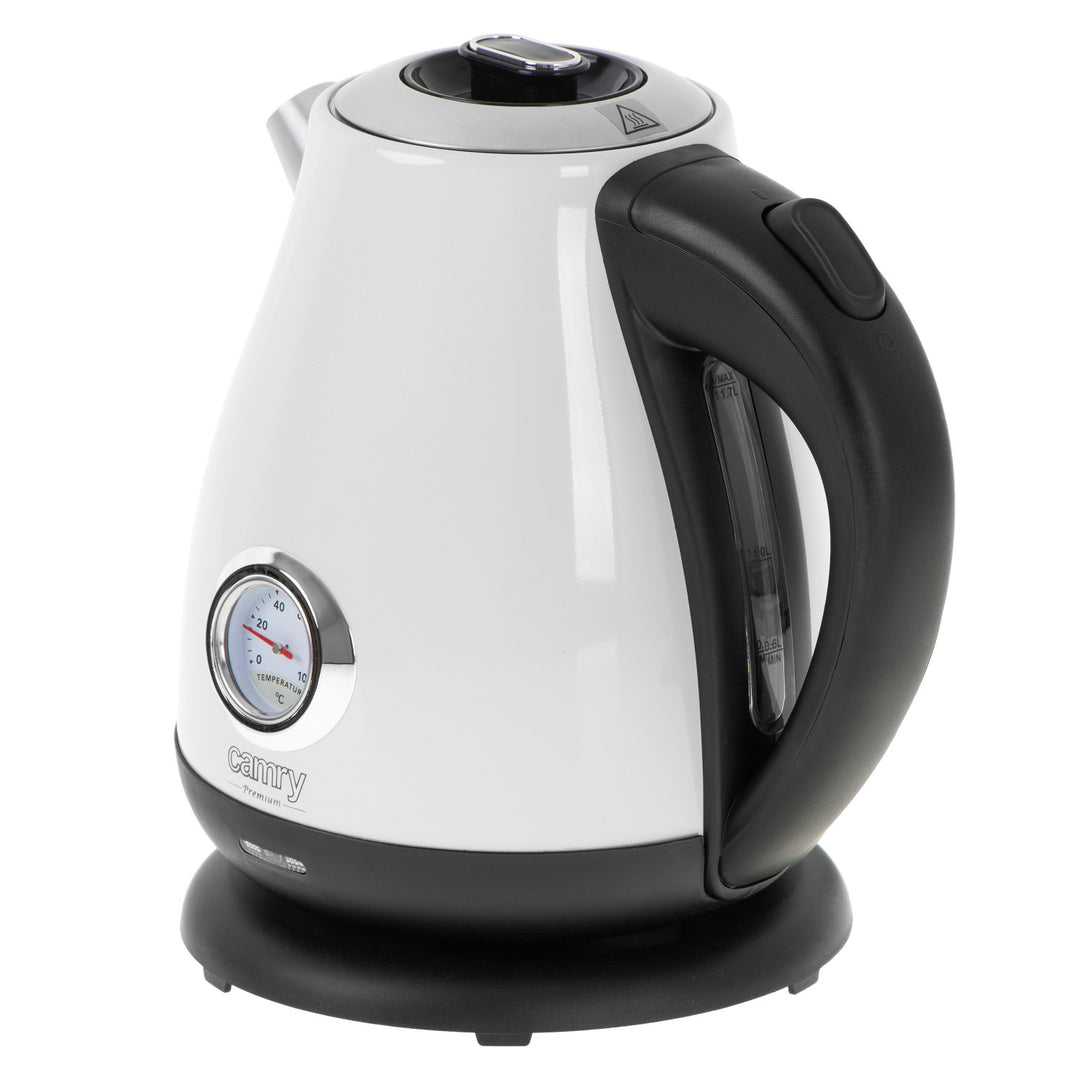 Rýchlovarná kanvica Camry, bezdrôtová, s teplomerom, 1,7 l, 2200 W, CR 1344