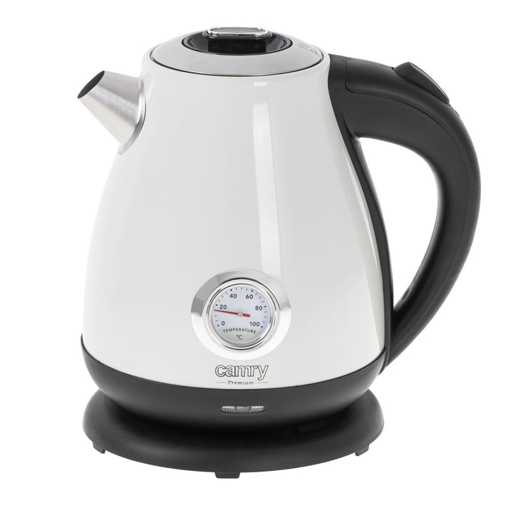 Rýchlovarná kanvica Camry, bezdrôtová, s teplomerom, 1,7 l, 2200 W, CR 1344
