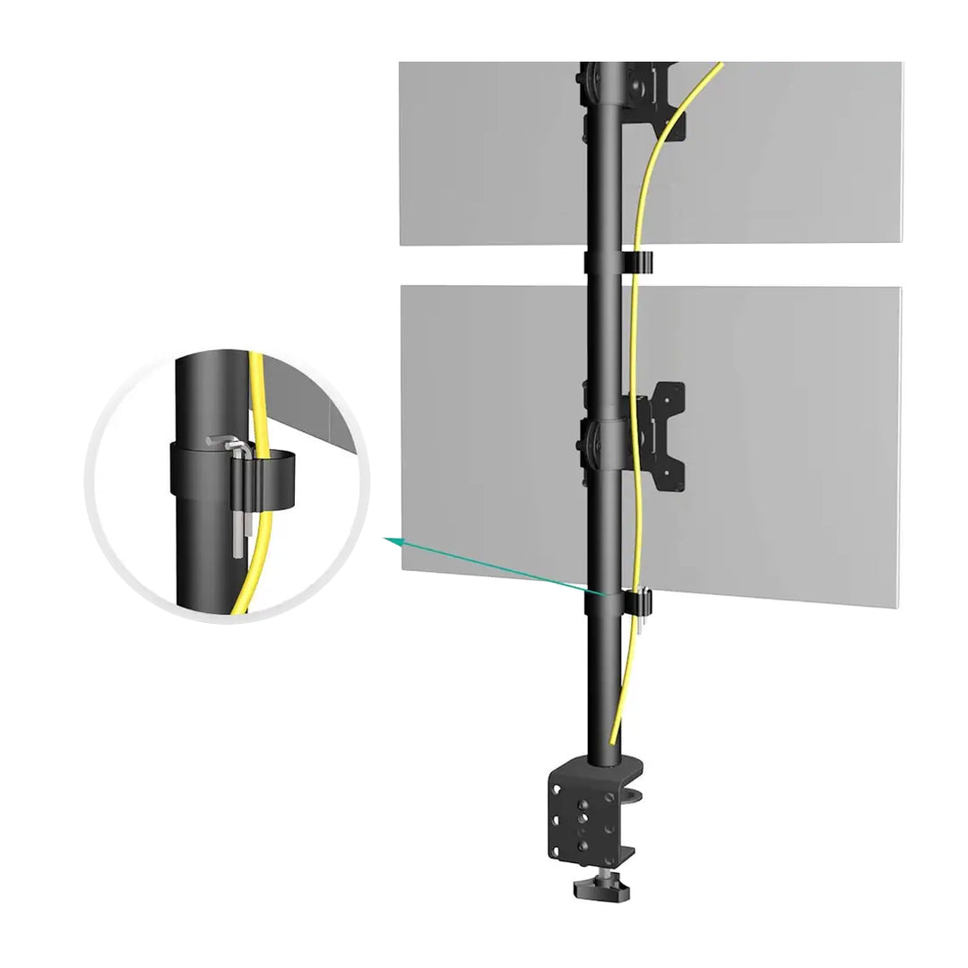 Držiak na monitor Maclean, max. VESA 100x100, 13-27", 9 kg, MC-966