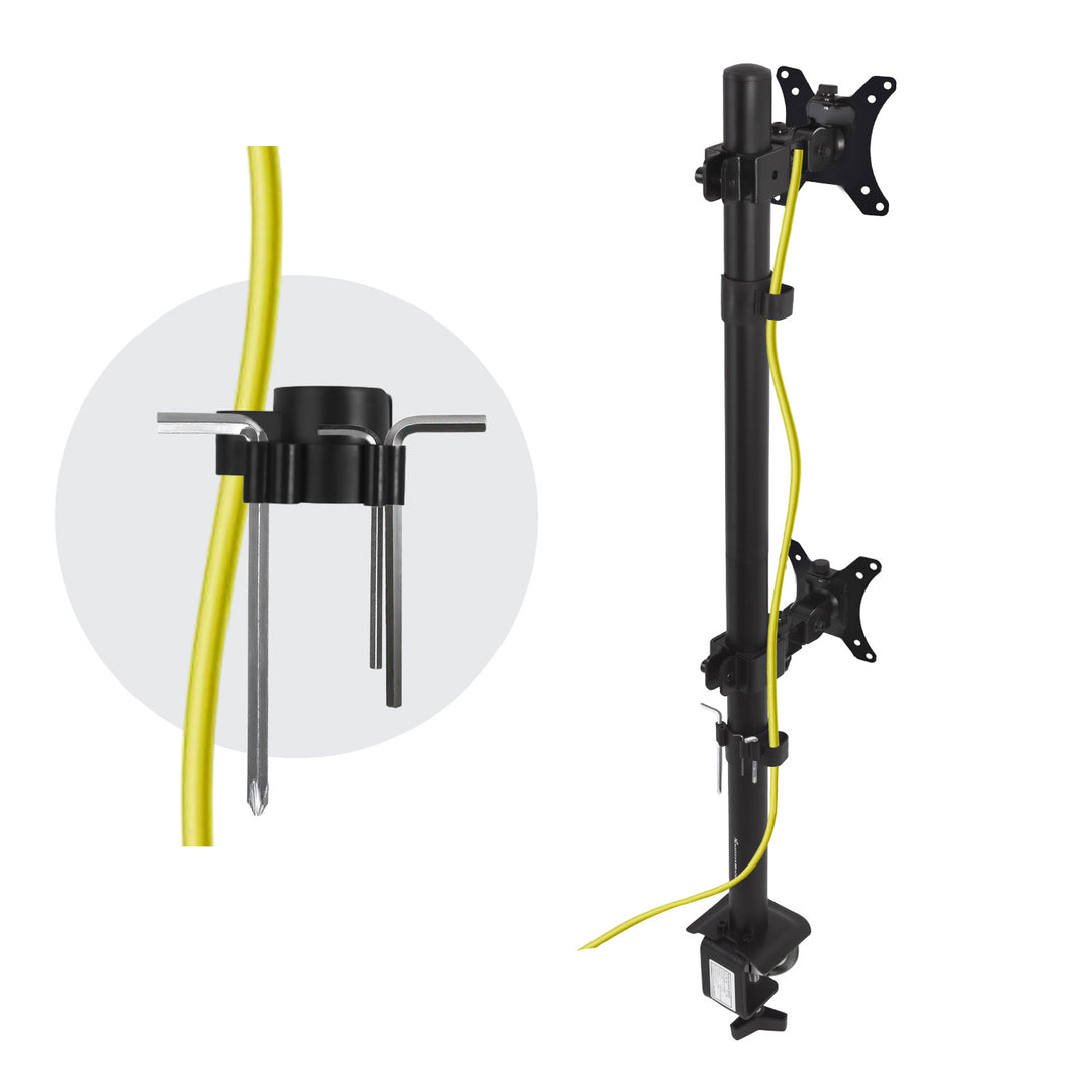 Držiak monitora Maclean, max. VESA 100x100, 13-27", 9 kg, MC-966