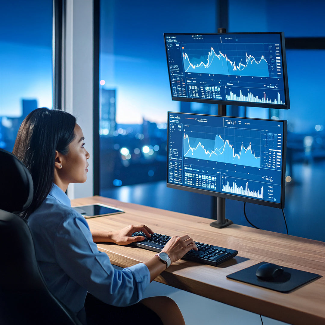 Držiak monitora Maclean, max. VESA 100x100, 13-27", 9 kg, MC-966