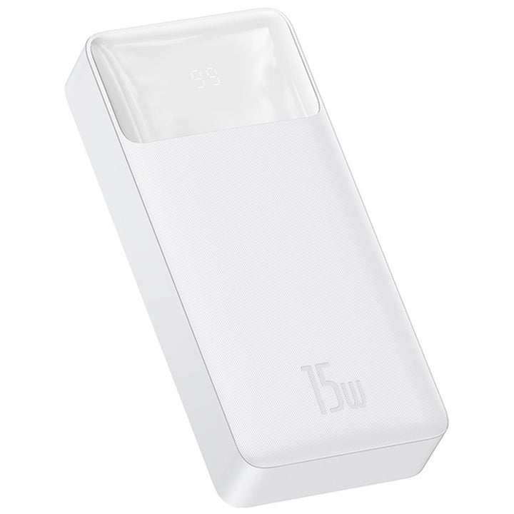 BASEUS Power Bank Bipow 20000mAh, 2xUSB, USB-C, 15W (PPDML-J02) biela