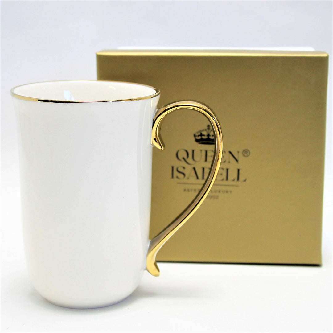 Veľký porcelánový hrnček na kávu 400ml Queen Isabell W23GD59-06426