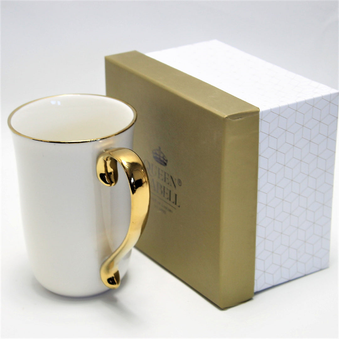 Veľký porcelánový hrnček na kávu 400ml Queen Isabell W23GD59-06426