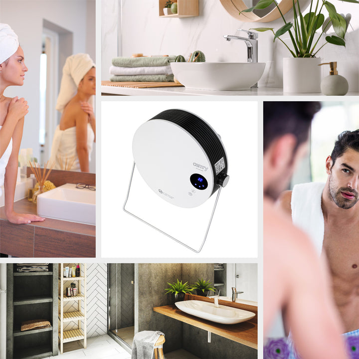Kúpeľňový ohrievač Camry, výkon 2000 W, 2 stupne ohrevu, LCD displej, diaľkové ovládanie, CR 7747