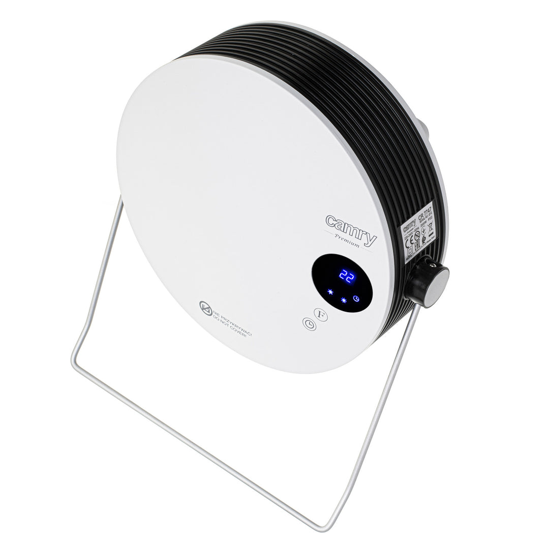 Kúpeľňový ohrievač Camry, výkon 2000 W, 2 stupne ohrevu, LCD displej, diaľkové ovládanie, CR 7747
