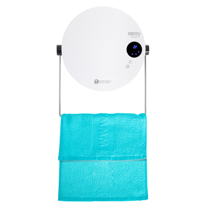 Kúpeľňový ohrievač Camry, výkon 2000 W, 2 stupne ohrevu, LCD displej, diaľkové ovládanie, CR 7747