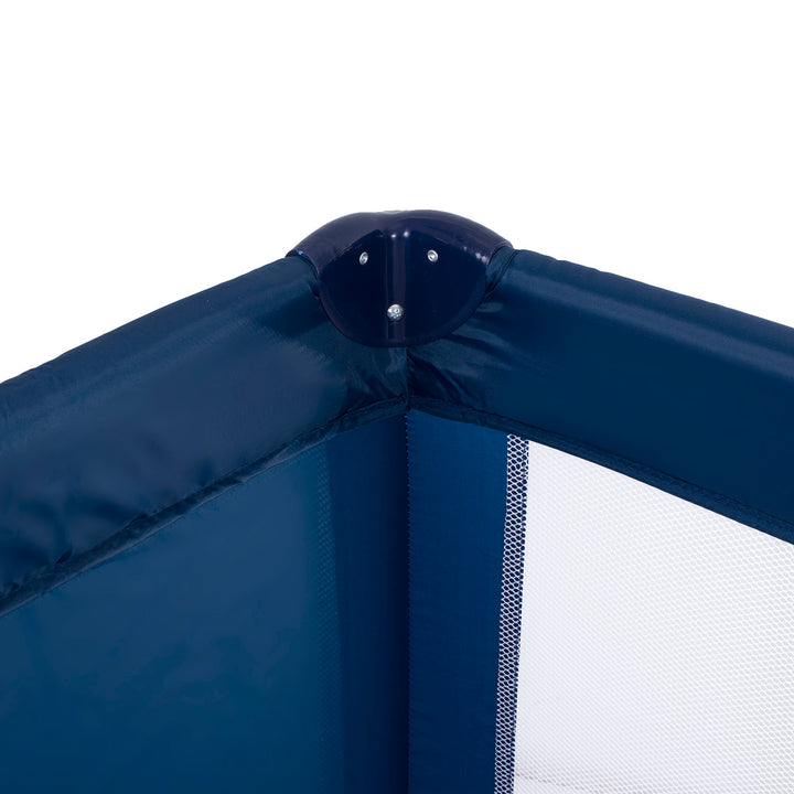 Cestovná postieľka Promedix, 125x65x74cm, modrá, kolieska, ochranný kryt, PR-803B + Kôš na použité plienky Korbell 26L