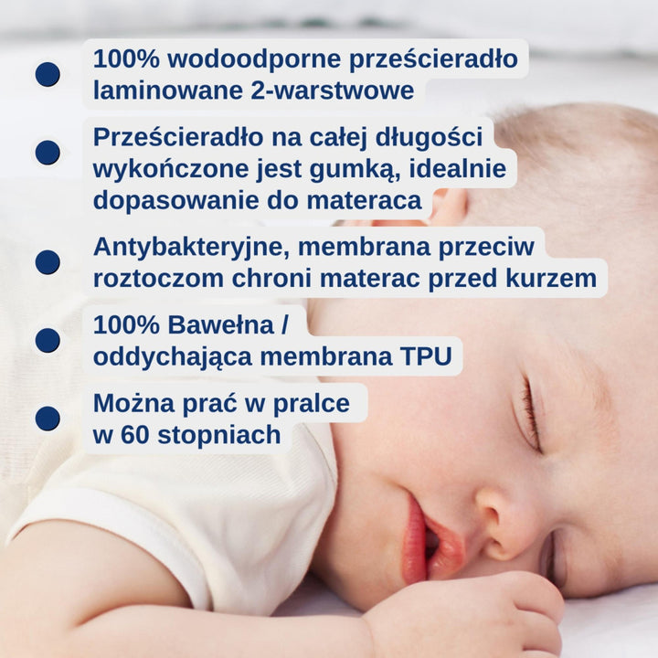 Nepremokavé prestieradlo Snibbs, sivé, 60x120 cm, T-SNI-100234