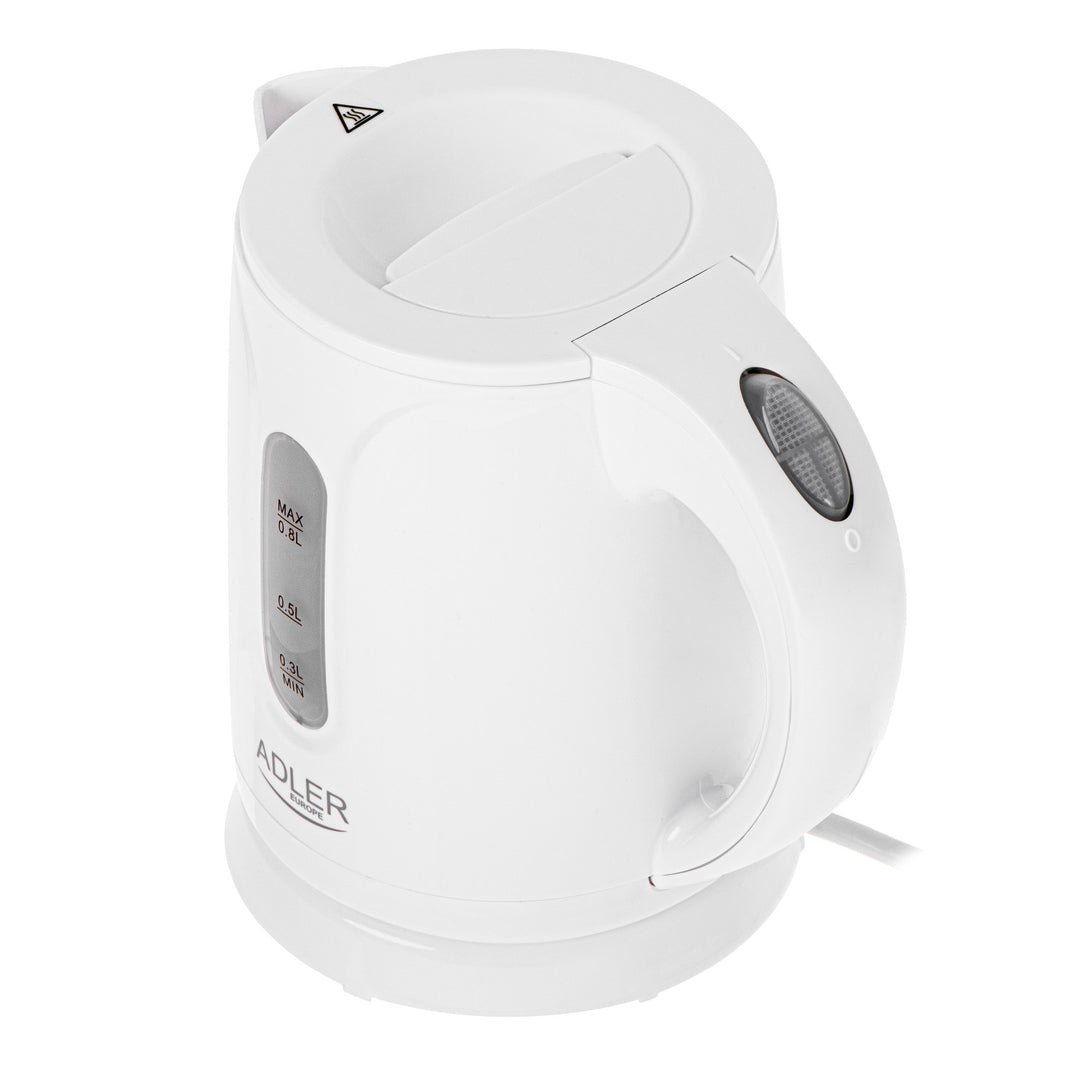 Bezdrôtová rýchlovarná kanvica Adler, objem 0,8 l, výkon 850 W, AD1371