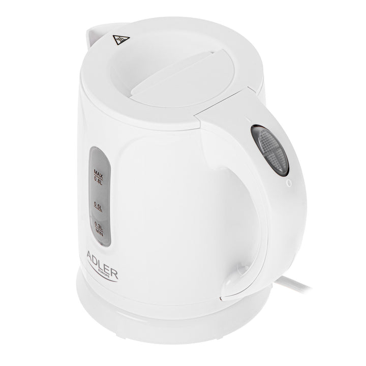 Bezdrôtová rýchlovarná kanvica Adler, objem 0,8 l, výkon 850 W, AD1371