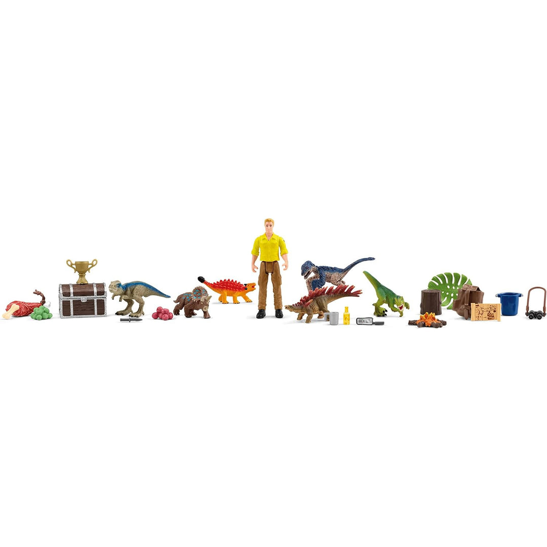 Adventný kalendár s figúrkami Schleich Dinosaurs SLH98984