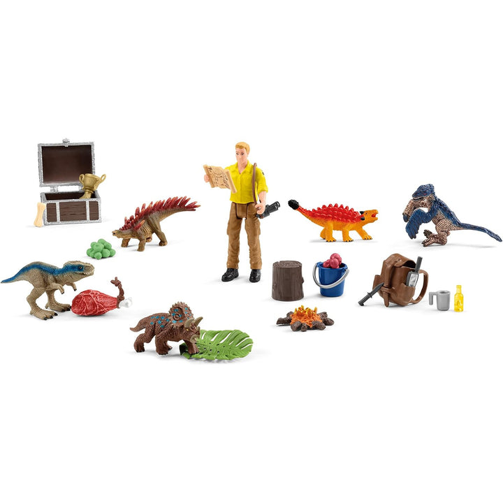 Adventný kalendár s figúrkami Schleich Dinosaurs SLH98984