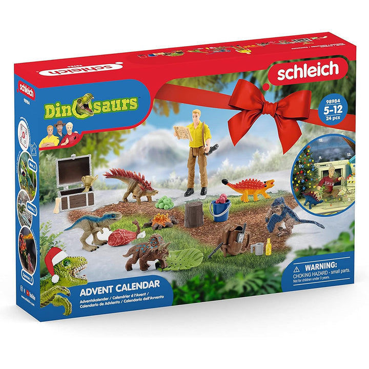 Adventný kalendár s figúrkami Schleich Dinosaurs SLH98984