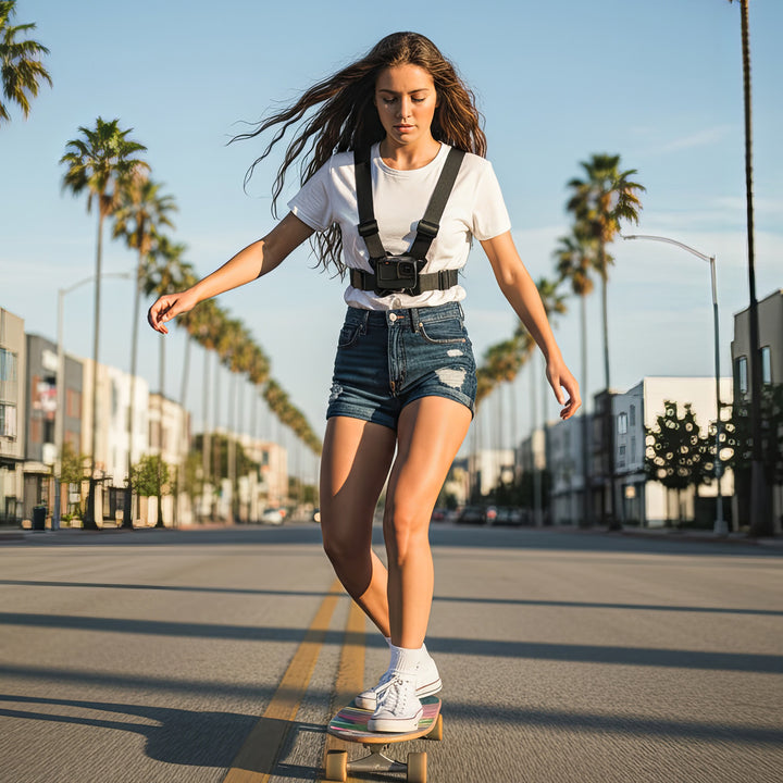 Športový postroj Maclean Phone Harness, univerzálny, pre telefón, fotoaparát, GoPro a iné kamery, otočný držiak, MC-294