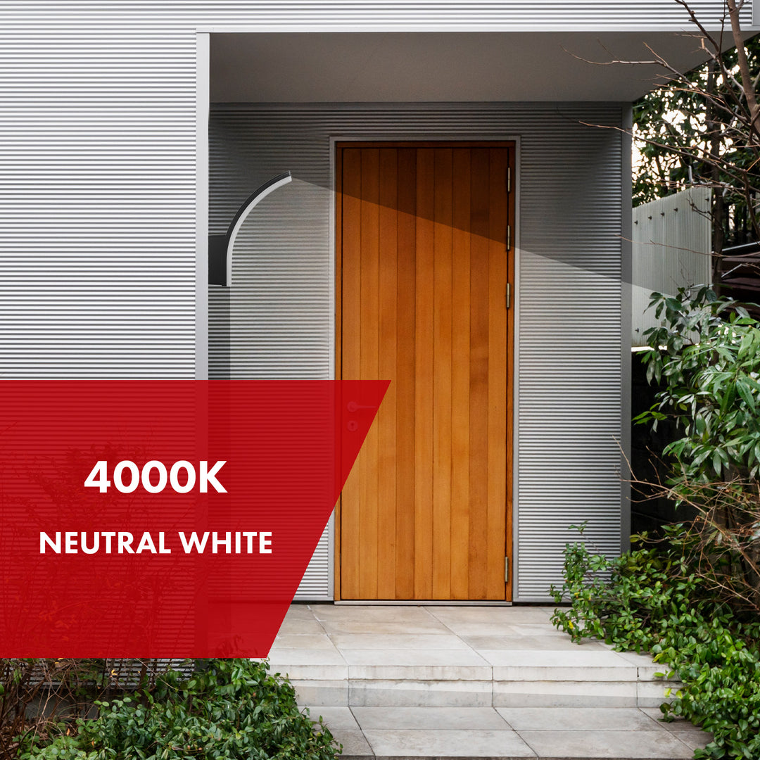 Maclean LED lampa čierna 20W IP65 2750lm neutrálna biela 4000K MCE511 B