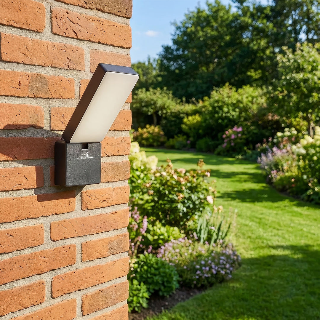Maclean LED lampa šedá 10W 700lm IP65 neutrálna biela 4000K