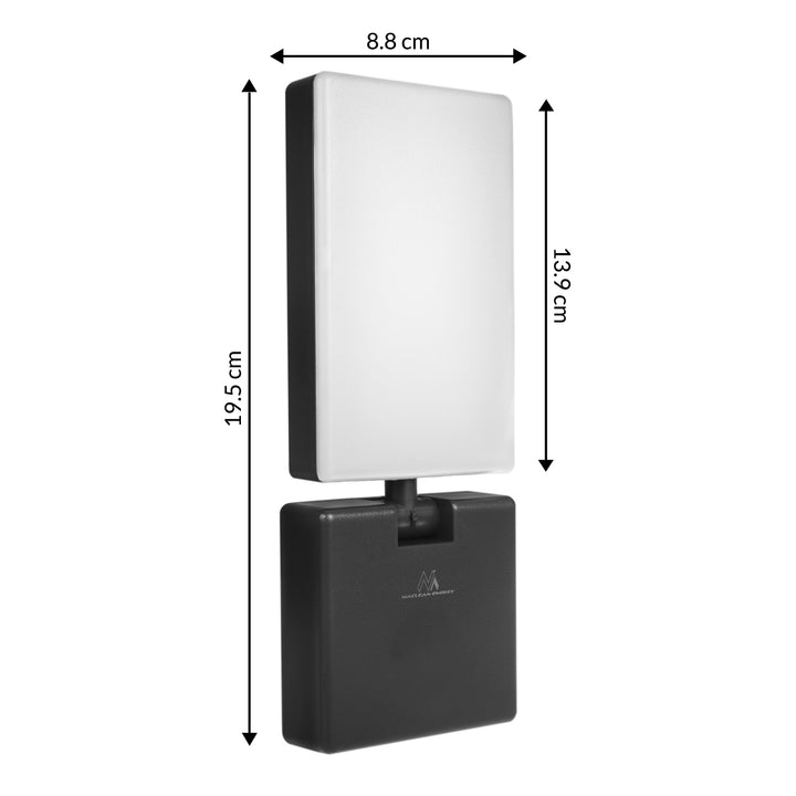 Lampa LED Maclean MCE514 B čierna 10W 700lm IP65 4000K