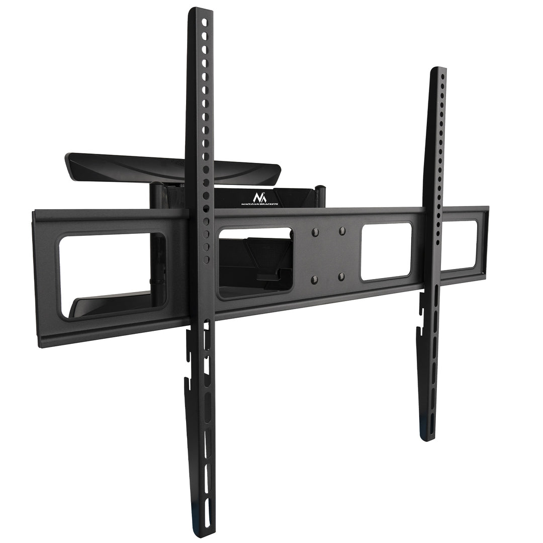 Držiak na TV Maclean, max. VESA 800x600, 43-100", 80 kg, horizontálne a vertikálne nastavenie uhla, profil 50-500 mm, čierny, MC-423