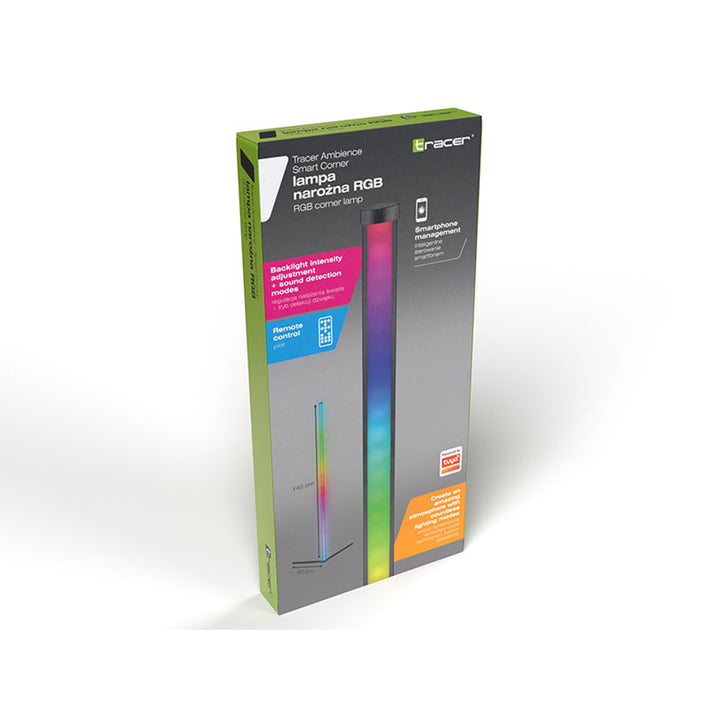 TRACER Ambience RGB rohové svetlo - Smart Corner 12 režimov osvetlenia