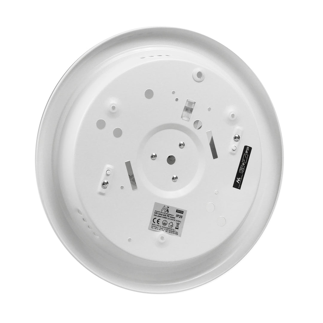 Plafón s PIR senzorom Maclean, stropný, s LED svetelným zdrojom, 2x max. 40W, E27, 220-240V~ 50/60Hz, MCE324 + 2xMCE284