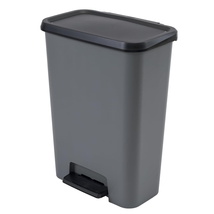 Odpadkový kôš Curver, s pedálom, objem 2x23 l, Compatta Duo