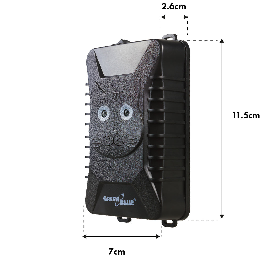 GreenBlue GB725 odpudzovač hlodavcov a kún s ultrazvukom a LED svetlami