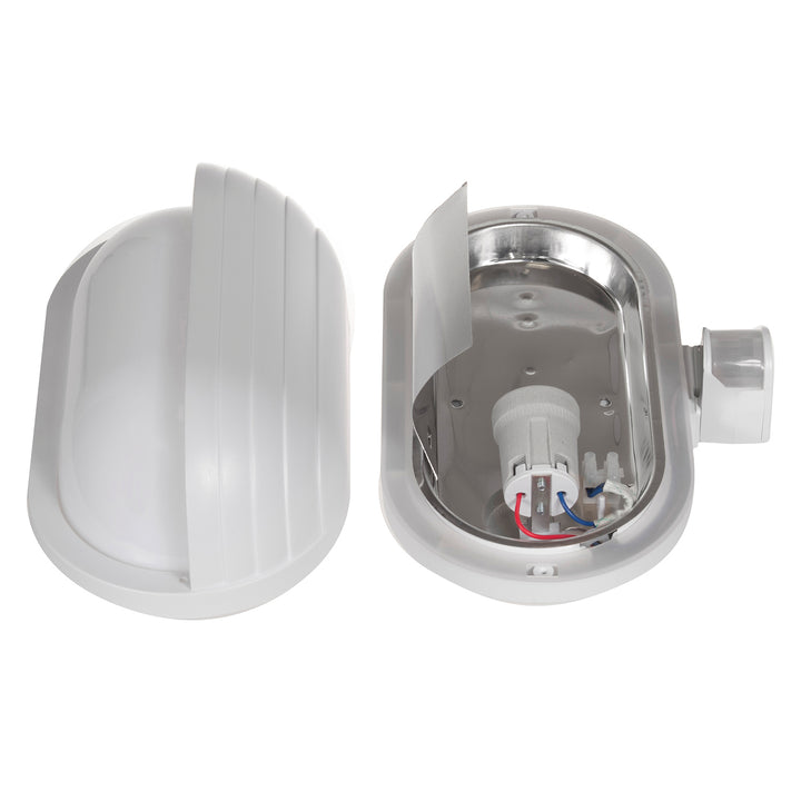 Nástenné svietidlo Maclean, s PIR senzorom, max. 60W, 180°, MCE33 W + LED 6W