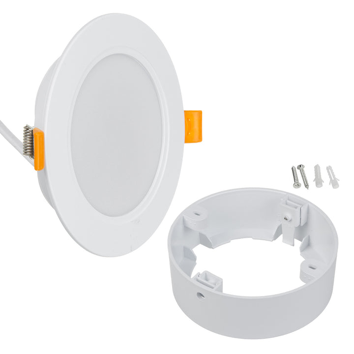 Maclean LED stropný panel, zapustená montáž SLIM, 9W, neutrálna biela 4000K, 120*26mm, 900lm, MCE371 R + adaptér pre povrchovú montáž MCE376 R