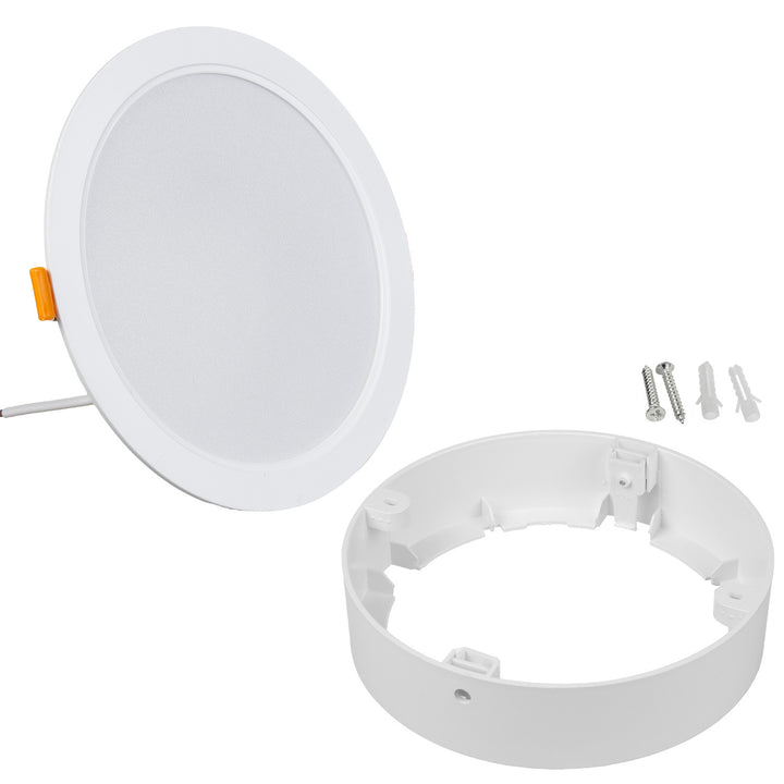 Stropný panel Maclean LED, zapustená montáž SLIM, 18 W, neutrálna biela 4000K, 170*26 mm, 1800 lm, MCE372 R + adaptér pre povrchovú montáž MCE377 R