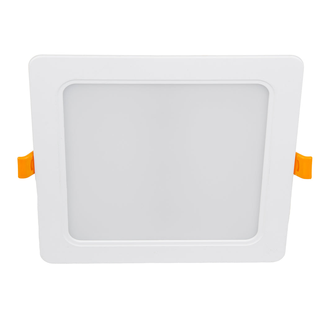 Maclean LED stropný panel, zapustená montáž SLIM, 18W, neutrálna biela 4000K, 170*170*26mm, 1800lm, MCE374 S + adaptér pre povrchovú montáž MCE379 S