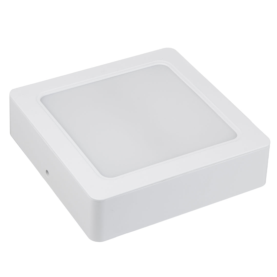 Maclean LED stropný panel, zapustená montáž SLIM, 18W, neutrálna biela 4000K, 170*170*26mm, 1800lm, MCE374 S + adaptér pre povrchovú montáž MCE379 S