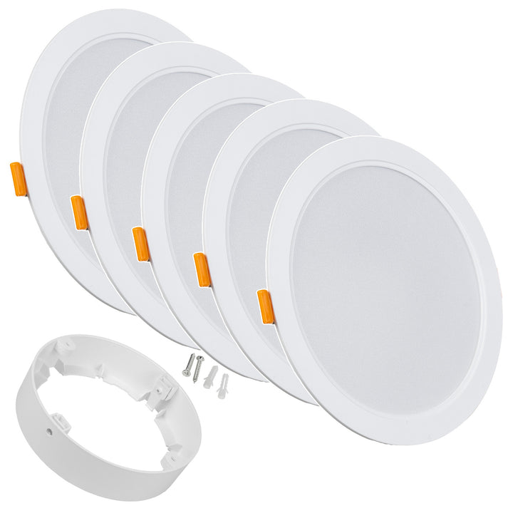 5x stropný panel Maclean LED, zapustený SLIM, 18 W, neutrálna biela 4000K, 170*26 mm, 1800 lm, MCE372 R + povrchový adaptér MCE377 R