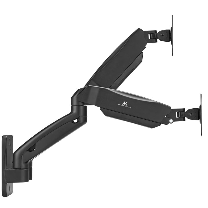 Nástenný držiak pre dva monitory Maclean, 17-32'', max. 9 kg, mechanická pružina, MC-988