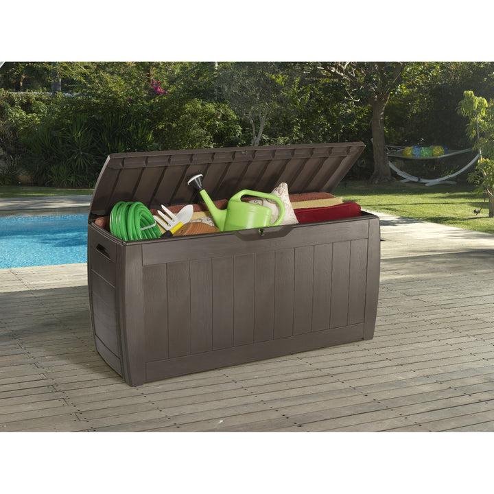 Záhradný úložný box Keter, objem 270 l, hnedý, Hollywood