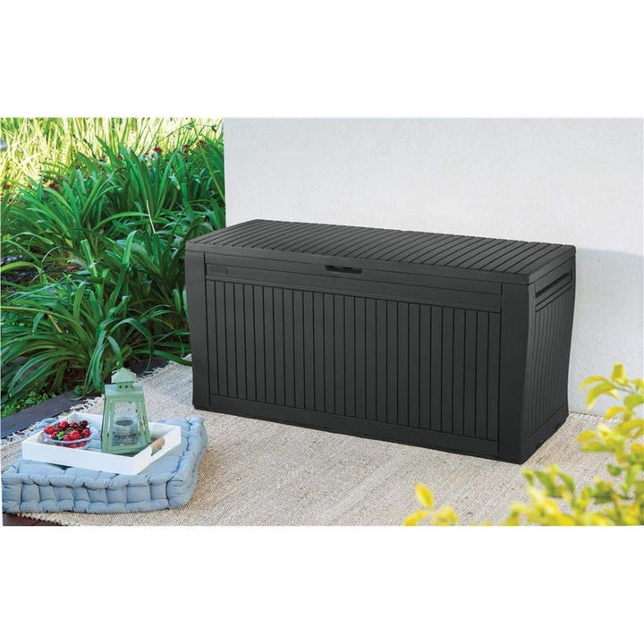 Záhradný úložný box, grafitový, 270 l, Comfy Storage Box