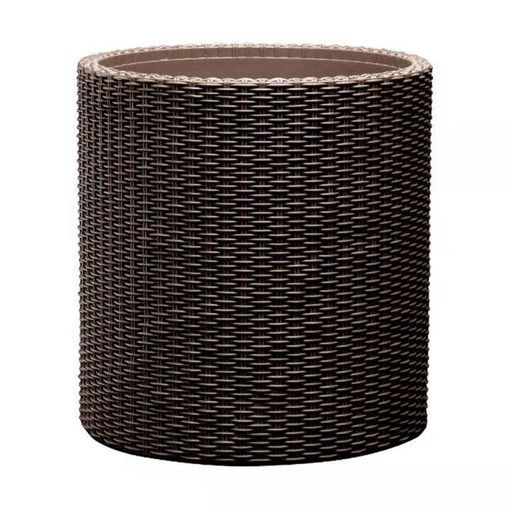 Kvetináč Keter, okrúhly, priemer 36 cm, bronz, Cylinder Planter M