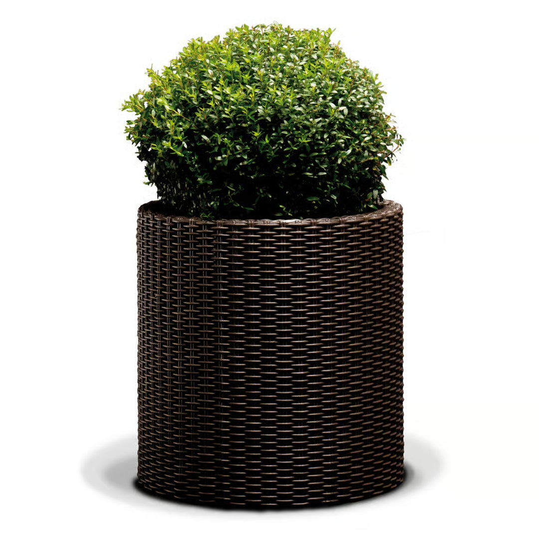 Kvetináč Keter, okrúhly, priemer 43,7 cm, bronz, Cylinder Planter L
