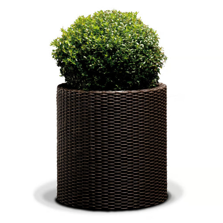 Kvetináč Keter, okrúhly, priemer 43,7 cm, bronz, Cylinder Planter L
