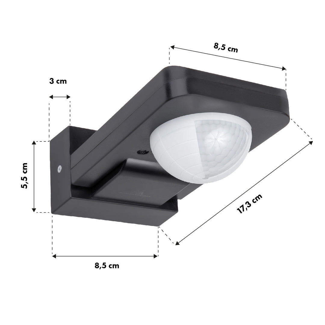 Infračervený PIR detektor pohybu Maclean IP65 2000W MCE243 GR