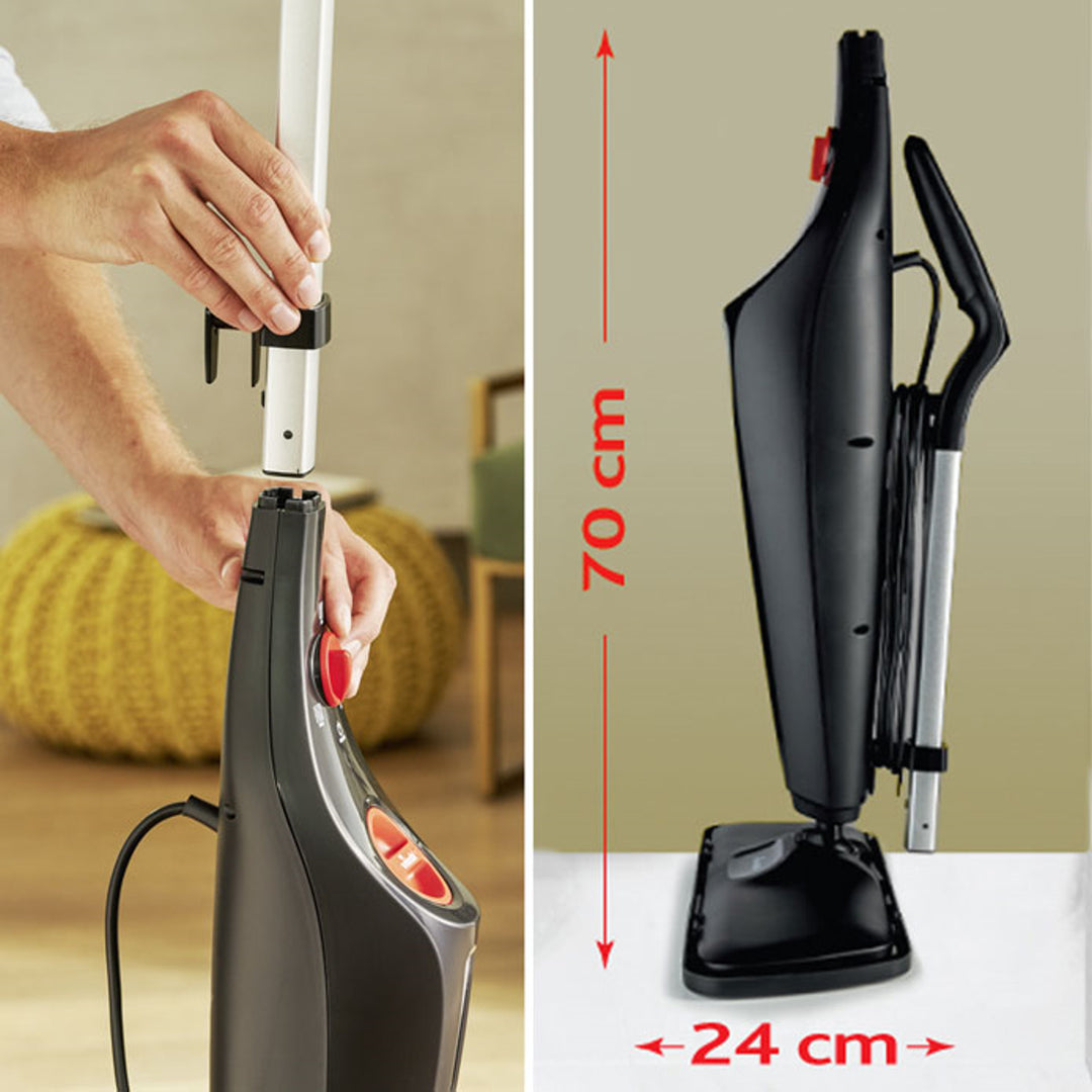 Parný mop Vileda, 3 režimy, kazeta 40 cm, parná podložka Steam Plus XXL Power Pad